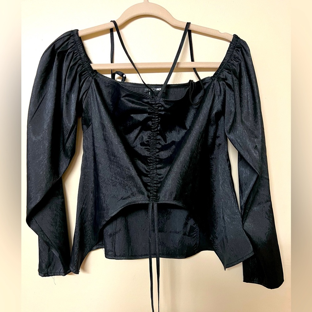 Satin top